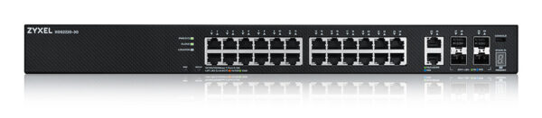 Zyxel XGS2220-30 Managed L3 Gigabit Ethernet (10/100/1000) Zwart - Afbeelding 3