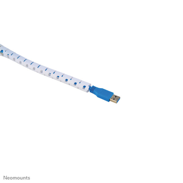 Neomounts ADS06-140WH Kabelspiraal - voor 1-3 kabels - universeel - Afbeelding 3
