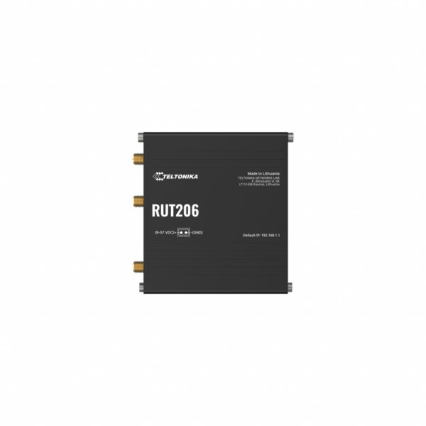 Teltonika RUT206 INDUSTRIAL draadloze router Fast Ethernet Single-band (2.4 GHz) 4G Zwart - Afbeelding 5