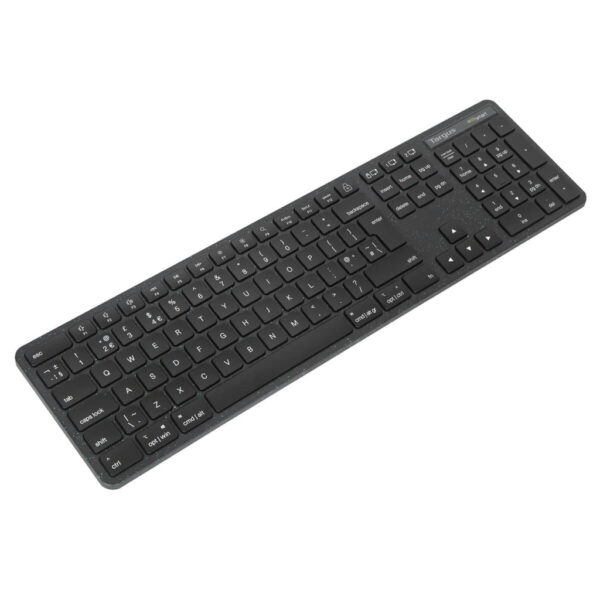 Targus EcoSmart AKB873NO toetsenbord Universeel RF-draadloos + Bluetooth QWERTY Scandinavisch Zwart - Afbeelding 2