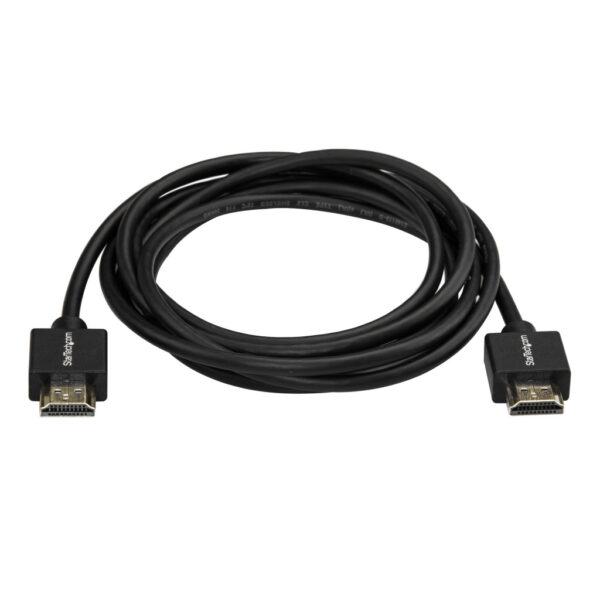 StarTech.com 2m Dunne HDMI 2.0 Kabel, 4K High Speed HDMI Kabel met Ethernet, 4K 60Hz HDR10, UHD HDMI Kabel, M/M Gripping Connect - Afbeelding 2
