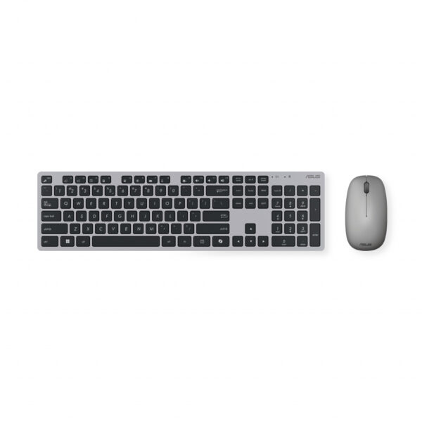 ASUS W5000 Wireless Keyboard and Mouse Set toetsenbord Inclusief muis Universeel RF Draadloos Grijs