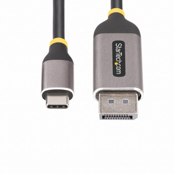 StarTech.com 3m USB-C naar DisplayPort Adapter Kabel, 8K 60Hz, 4K 144Hz, HDR10, USB Type-C naar DP 1.4 Video Converter Kabel, US - Afbeelding 4
