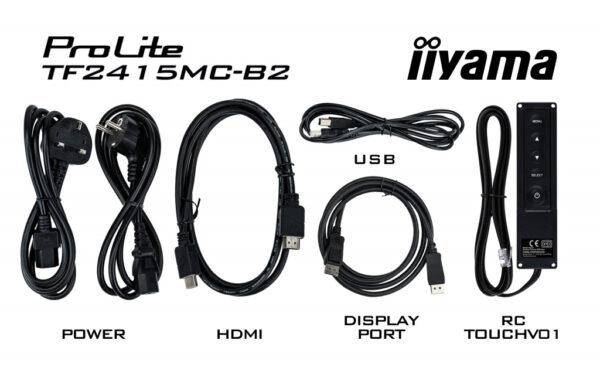 iiyama ProLite TF2415MC-B2 computer monitor 60,5 cm (23.8") 1920 x 1080 Pixels Full HD LCD Touchscreen Multi-gebruiker Zwart - Afbeelding 12