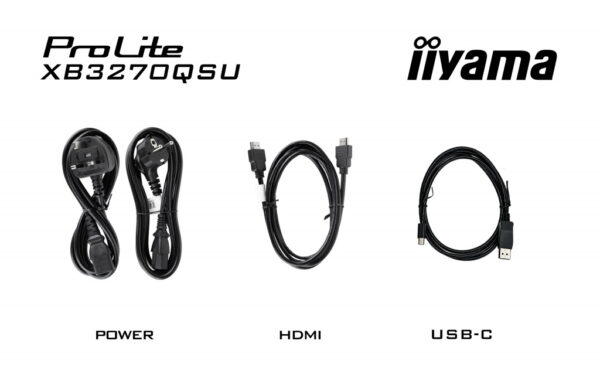 iiyama ProLite XB3270QSU-B1 computer monitor 81,3 cm (32") 2560 x 1440 Pixels Wide Quad HD LED Zwart - Afbeelding 16