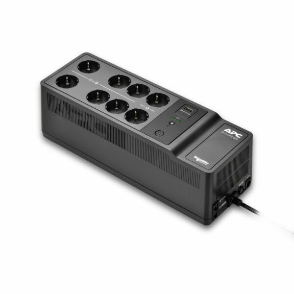 APC Back-UPS BE500G2-GR - Noodstroomvoeding 8x stopcontact, 500VA, 1 USB oplader, 1 USB datapoort - Afbeelding 3