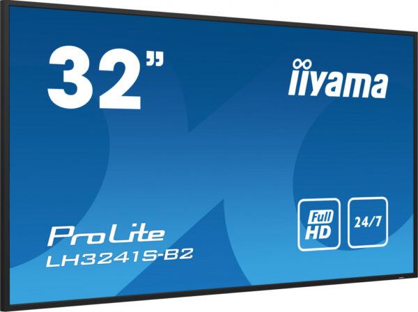 iiyama LH3241S-B2 beeldkrant Kiosk-ontwerp 80 cm (31.5") LED 350 cd/m² Full HD Zwart 24/7 - Afbeelding 3