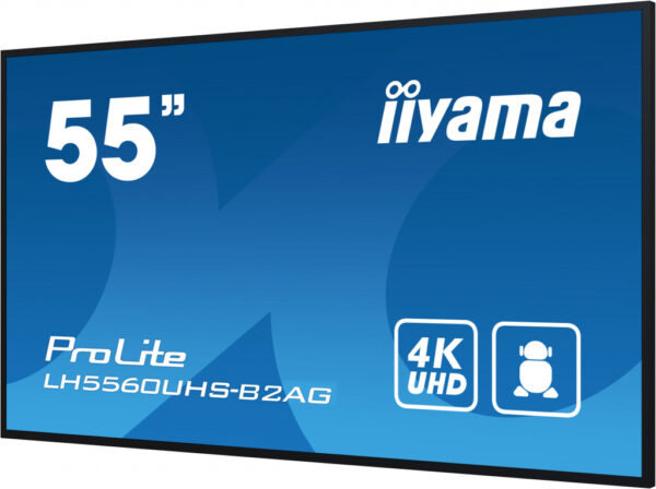 iiyama LH5560UHS-B2AG beeldkrant Digitaal A-kaart 139,7 cm (55") LED Wifi 500 cd/m² 4K Ultra HD Zwart Type processor Android 11 - Afbeelding 5
