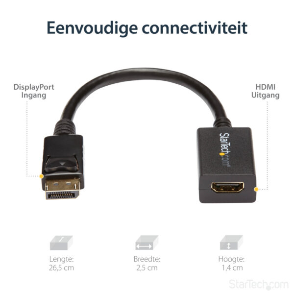 StarTech.com DisplayPort naar HDMI Video Adapter Converter - Afbeelding 11