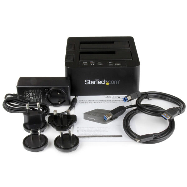 StarTech.com USB 3.1 (10Gbps) Standalone Duplicator Dock voor 2.5" & 3.5" SATA SSD/HDD schijven met Fast-Speed Duplication tot 2 - Afbeelding 7