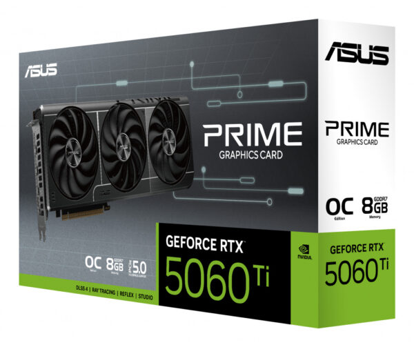 ASUS Prime -RTX5060TI-O8G NVIDIA GeForce RTX 5060 Ti 8 GB GDDR7 - Afbeelding 9