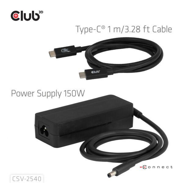 CLUB3D Club 3D 14-in-1 USB-C® Quad Display Dockingstation – 4 Schermen & 100W Snelladen - Afbeelding 6