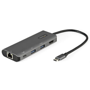 StarTech.com USB-C Multiport Adapter - 10Gbps USB Type-C Mini Dock met 4K 30Hz HDMI - 100W Power Delivery Passthrough - 3-Port U