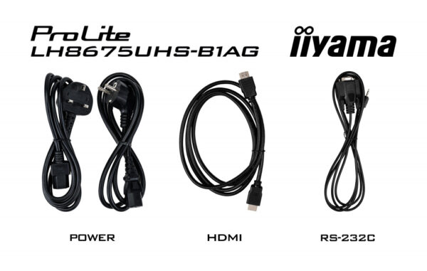 iiyama LH8675UHS-B1AG beeldkrant Digitale signage flatscreen 2,17 m (85.6") LCD Wifi 500 cd/m² 4K Ultra HD Zwart Type processor - Afbeelding 18