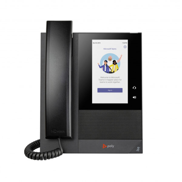 Poly CCX 400 Business Media Phone voor Microsoft Teams met PoE-ondersteuning