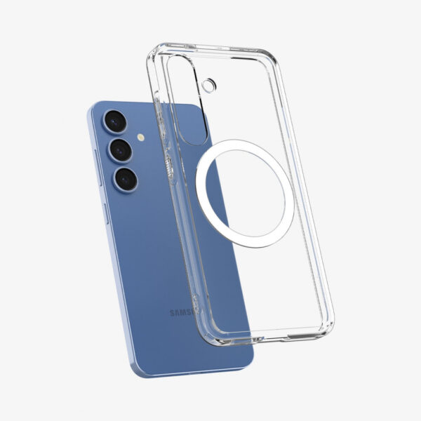 Spigen Ultra Hybrid (MagFit) mobiele telefoon behuizingen 17 cm (6.7") Hoes Transparant, Wit - Afbeelding 4