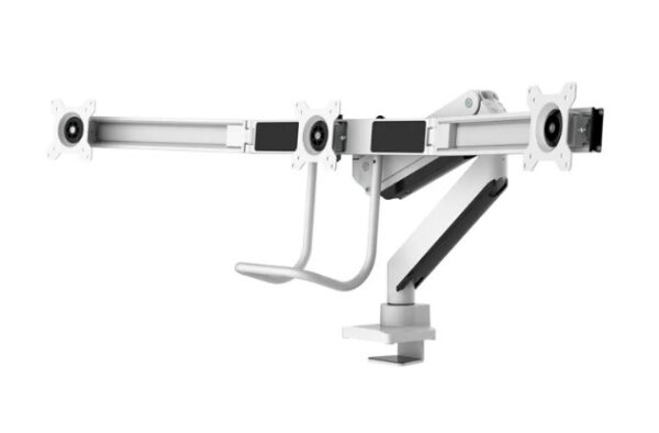 Neomounts NM-D775DX3WHITE flat panel bureau steun 68,6 cm (27") Wit - Afbeelding 2