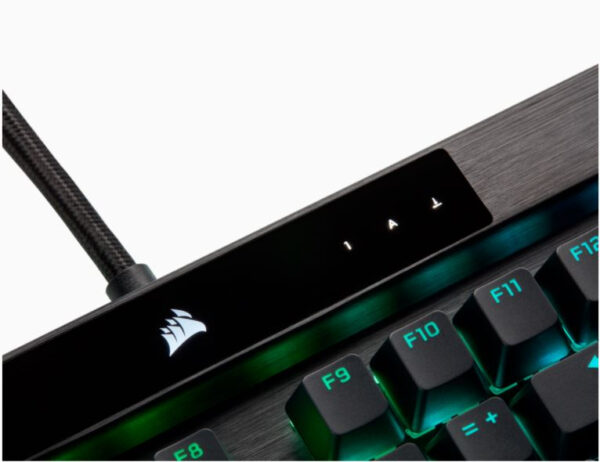 Corsair K100 RGB toetsenbord Gamen USB QWERTY Amerikaans Engels Zwart - Afbeelding 18