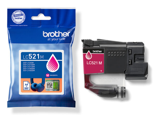 Brother LC521M inktcartridge 1 stuk(s) Origineel Magenta - Afbeelding 4