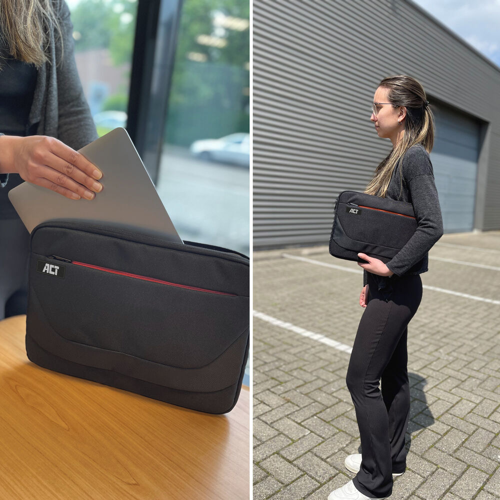 ACT Suburb Laptop Sleeve 14,1", gemaakt van gerecyclede plastic flessen - Afbeelding 4