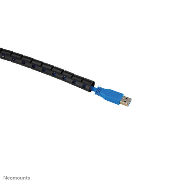 Neomounts ADS06-140BL Kabelspiraal - voor 1-3 kabels - universeel - Afbeelding 3
