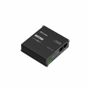 Teltonika RUT206 INDUSTRIAL draadloze router Fast Ethernet Single-band (2.4 GHz) 4G Zwart