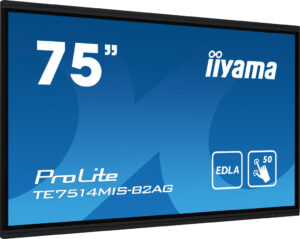 iiyama PROLITE TE7514MIS-B2AG Digitale signage flatscreen 190,5 cm (75") LCD Wifi 435 cd/m² 4K Ultra HD Zwart Touchscreen Type p