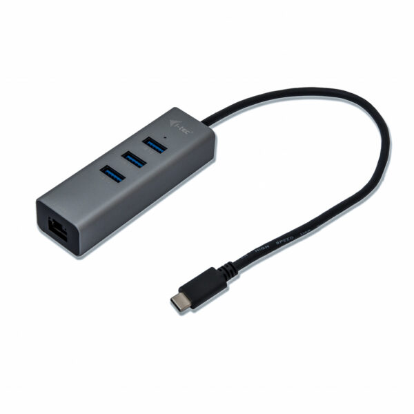 i-tec Metal USB-C HUB 3 Port + Gigabit Ethernet Adapter - Afbeelding 3