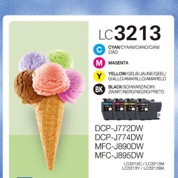 Brother LC-3213VAL inktcartridge 4 stuk(s) Origineel Hoog (XL) rendement Zwart, Cyaan, Magenta, Geel - Afbeelding 2