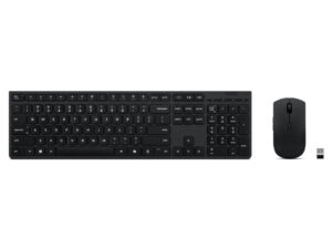 Lenovo 4X31R64351 toetsenbord Inclusief muis Kantoor RF-draadloos + Bluetooth Amerikaans Engels Zwart