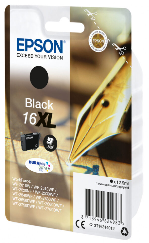 Epson Pen and crossword Singlepack Black 16XL DURABrite Ultra Ink - Afbeelding 2