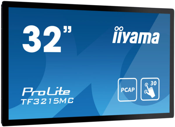 iiyama ProLite TF3215MC-B2 computer monitor 81,3 cm (32") 1920 x 1080 Pixels Full HD LED Touchscreen Kiosk Zwart