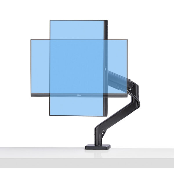 StarTech.com Monitor Arm voor Bureau, Tot 49in 32:9 Ultrawide Curved Monitors, Mechanische Springveer Arm, C-Klem/Doorvoertule, - Afbeelding 3