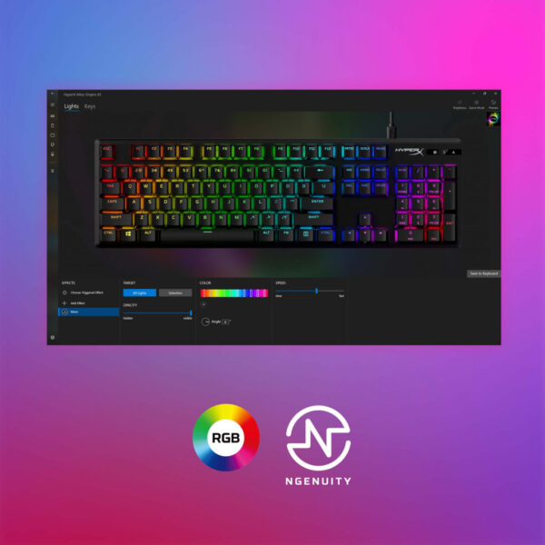HyperX Alloy Origins PBT HX Red - Mechanical Gaming Keyboard - Afbeelding 11