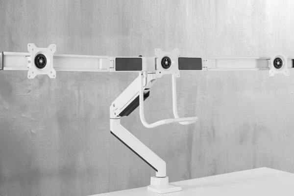 Neomounts NM-D775DX3WHITE flat panel bureau steun 68,6 cm (27") Wit - Afbeelding 11