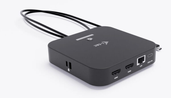 i-tec USB-C Dual HDMI Docking Station with Power Delivery 100 W + Universal Charger 100W - Afbeelding 2