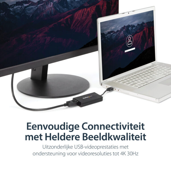 StarTech.com USB 3.0 naar 4K DisplayPort externe Multi-Monitor grafische videoadapter – DisplayLink gecertificeerd – Ultra - Afbeelding 9