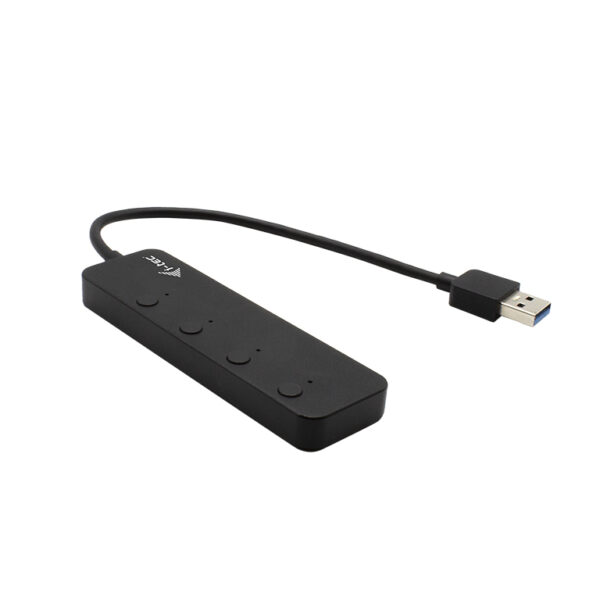 i-tec U3CHARGEHUB4 interface hub USB 3.2 Gen 1 (3.1 Gen 1) Type-A 5 Mbit/s Zwart - Afbeelding 2