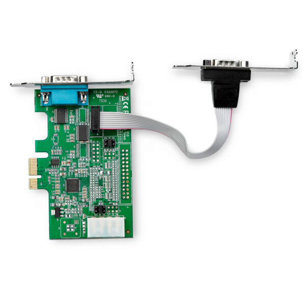 StarTech.com 2 Port PCI Express RS232 Seriële Kaart, PCIe RS232 Serial Host Controller Kaart, PCIe naar Serial DB9 Adapter Kaart - Afbeelding 5