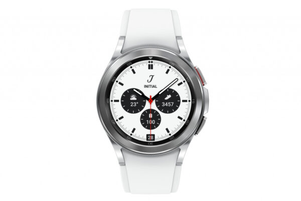 Samsung Galaxy Watch4 Classic 3,05 cm (1.2") OLED 42 mm Digitaal 396 x 396 Pixels Touchscreen Zilver Wifi GPS - Afbeelding 2