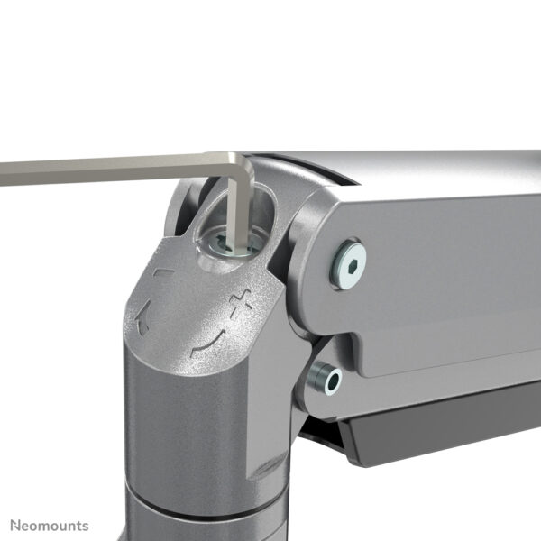 Neomounts NM-D775DX3SILVER Monitorarm 17-27" - gasveer - Topfix - 180°-stop - Afbeelding 9