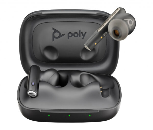 Poly Voyager Free 60 UC M Carbon Black Earbuds + BT700 USB-C-adapter + oplaadcase basis - Afbeelding 7