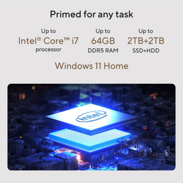 ASUS V500 Mini Tower V500MV-13620H038W Intel® Core™ i7 i7-13620H 16 GB DDR5-SDRAM 512 GB SSD Windows 11 Home PC Zwar - Afbeelding 5