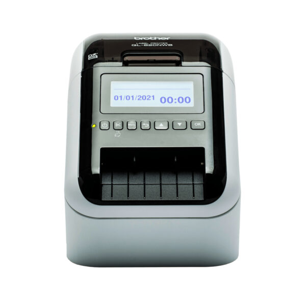 Brother QL-820NWBVMXX1 labelprinter Direct thermisch Kleur 300 x 600 DPI 176 mm/sec Bedraad en draadloos Ethernet LAN DK Wifi Bl