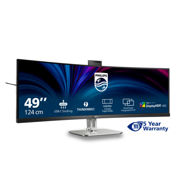Philips 49B2U6903CH/00 computer monitor 124,5 cm (49") 5120 x 1440 Pixels Dual QHD LCD Grijs - Afbeelding 9