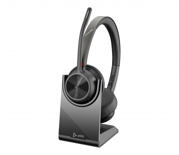 Poly Voyager 4320-M Microsoft Teams Certified Headset + BT700 dongle + oplaadstatief - Afbeelding 3