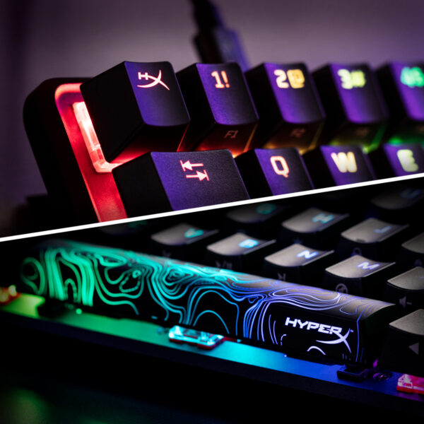 HyperX Alloy Origins 60 - mechanisch gamingtoetsenbord - HX Red (US-indeling) - Afbeelding 4