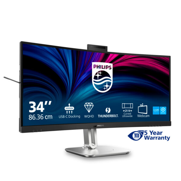 Philips 6000 series 34B2U6603CH/00 computer monitor 86,4 cm (34") 3440 x 1440 Pixels Wide Quad HD LCD Grijs - Afbeelding 10