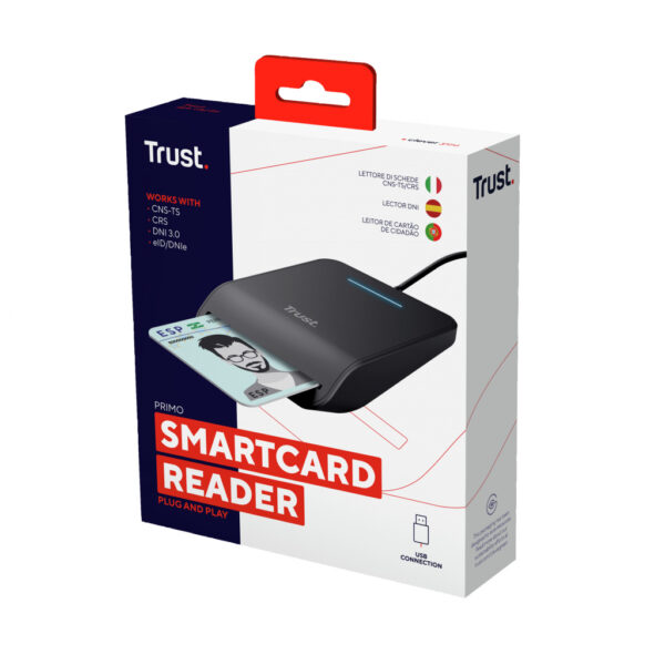 Trust Primo smart card reader Binnen USB CardBus+USB 2.0 Zwart - Afbeelding 7