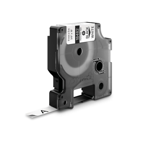 DYMO 18482 labelprinter-tape Zwart op wit - Afbeelding 4